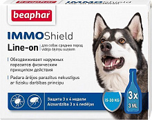 Краплі Beaphar Immo Shield для собак середніх порід 15-30 кг