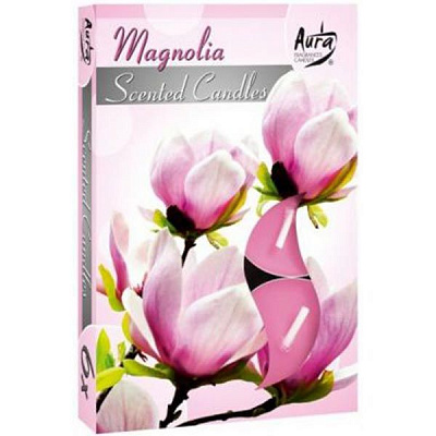 Набор арома-свечей Bispol p15-116 магнолия 6 шт