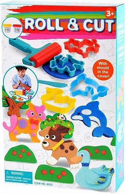 Набор для лепки Playgo С валиком PLG8632