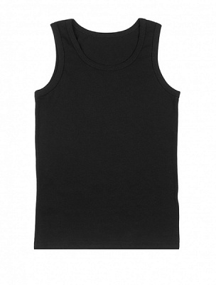 Майка детская для мальчиковдетские DONI 7771Q р.110-116 черный 