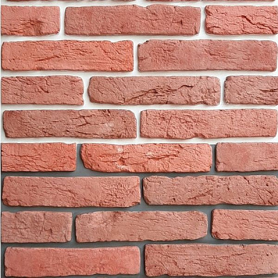 Плитка гіпсова пряма Імлар Ретро червона 0,87 кв.м