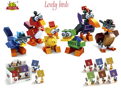 Конструктор Mini Blocks Милый птенец в ассортименте 6773669