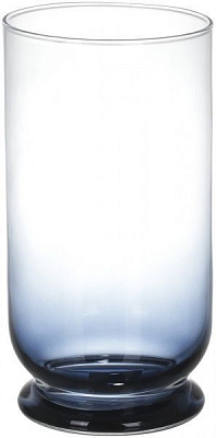 Ваза Омбре, d12хh23см, синя Wrzesniak Glassworks