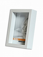Рамка для фотографии со стеклом Velista 12B-015v 15x21 см белый 