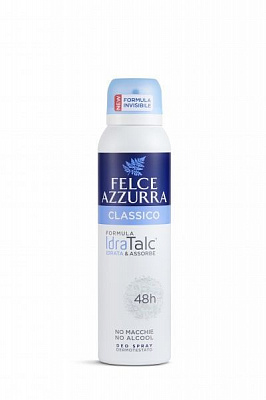 Дезодорант-антиперспірант для жінок Felce Azzurra Classic 150 мл