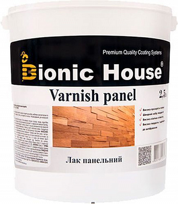 Лак панельний панельний Bionic House напівмат безбарвний 2,5 л