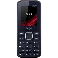 Телефон мобільний Ergo F181 Step Dual Sim red