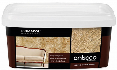 Структурна штукатурка моделювальна PRIMACOL DECORATIVE Anticco 15 кг білий