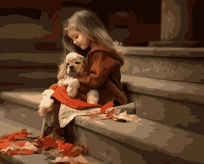 Картина по номерам Настоящая забота bk_1216 50x40 см BookOpt 