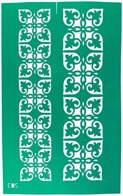 Трафарет самоклейкий бордюрний №503 серія Ажур GPТ50045820 130x200 мм Rosa Talent