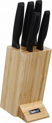 Набор ножей на подставке Simple 6 предметов Flamberg