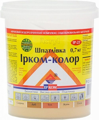 Шпаклівка для дерева IP-23 Ircom Decor махагоні 700 г