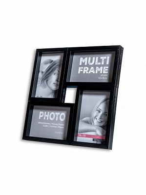 Колаж Velista (4х10х15) чорна пласт 4 фото 10x15 см чорний