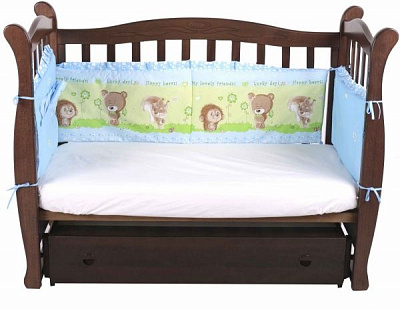 Комплект для детской кроватки К14-1 Моя планета разноцветный 