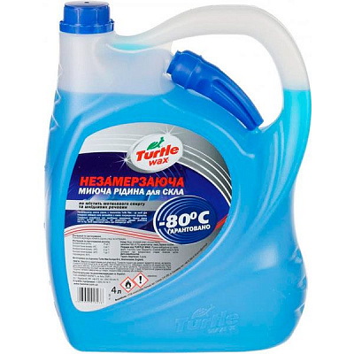 Омивач скла TURTLE WAX зима -80°С 4л