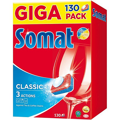 Таблетки для миття посуду Somat Classic 130 шт