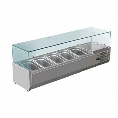 Холодильная витрина HURAKAN HKN-GXD1200GC 120 Вт 