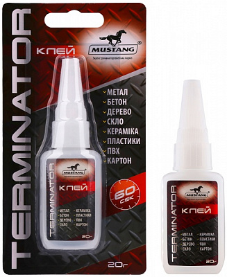 Суперклей Mustang Terminator 20 г