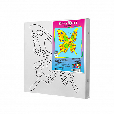 Набор для росписи на холсте Riviera Blanca Бабочка КА-017