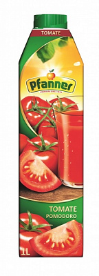 Сок Pfanner Томатный 100% 1 л 
