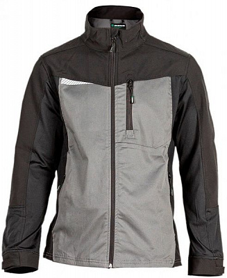 Куртка рабочая Sizam Liverpool эластичная р. L рост универсальный 30110 черный с серым