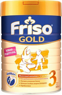 Сухая молочная смесь Friso Gold 3 LockNutri з 1 года 800г