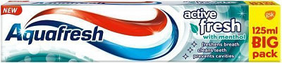 Зубная паста Aquafresh Заряд свежести 125 мл