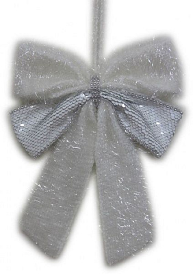 Декорация новогодняя Бант 30х23 см EPI-D6K543 