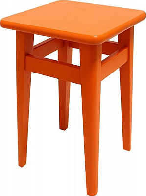 Табурет 450х300х300 мм червоний