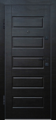 Дверь входная FORZA GROUP ЛЕРМА венге горизонт темный 2050x960 мм левая