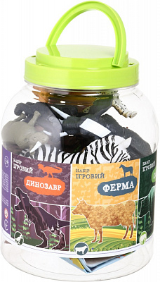 Ігровий набір PIXIE відро савана 19 шт. 20.5х15.5х15.5 см пластик YX-8012