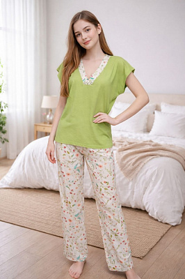 Футболка жіноча German Volf Прованс р. XL оливковий (26010)