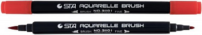 Маркер акварельный STA 3110 I 2-3 мм STA3110I-14 красно-оранжевый