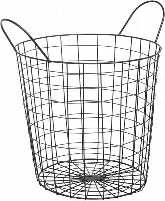 Корзина с ручками, металлическая, маленькая 46,5x34,5x33 см