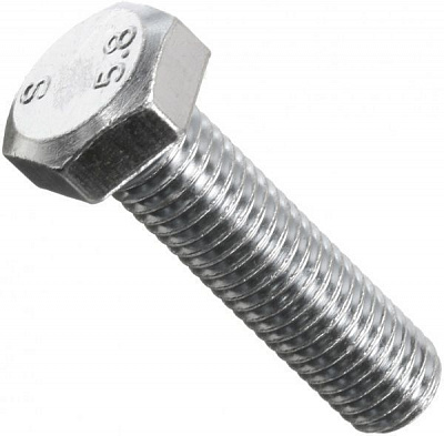 Болт метрический DIN 933 12x45 мм 2 кг клас прочности 5,8 Expert Fix