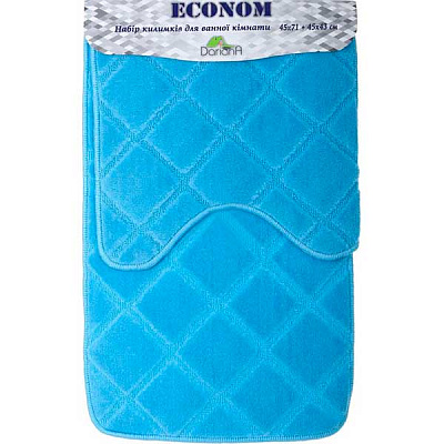 Набор ковриков Dariana Econom JD 665 голубой