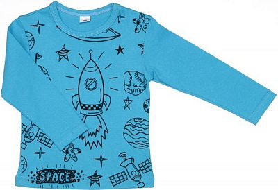 Футболка дитяча Danaya р.110 блакитний ШЯ19-26