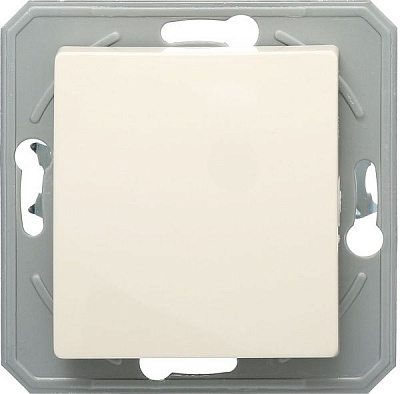 Перемикач прохідний одноклавішний TEM Ekonomik без підсвітки 10 А 250В слонова кістка SE60IWXO-U