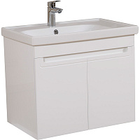 Тумба подвесная Aqua Rodos Омега з умивальником Frame 70 см белая АР000040333