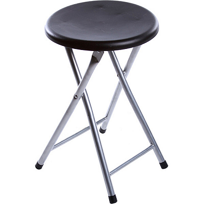 Табурет раскладной Zhangzhou Fast черный 450х300х300 мм