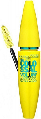 Туш для вій Maybelline New York The Colossal Waterproof №01 чорний 10 мл