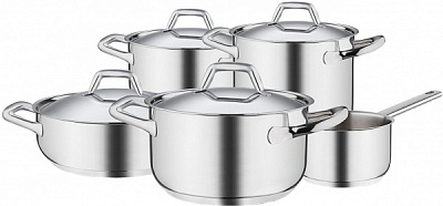 Набір каструль Chef Line 9 предметiв 163909 Barazzoni