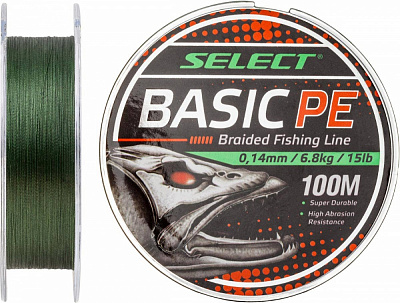 Шнур Select Basic PE Green 150 м 0,18 мм 9,9 кг