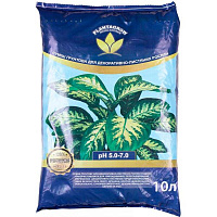 Грунтосмесь PLANTAGROW для декоративно-лиственных растений 10 л