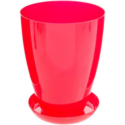 Горщик квітковий Омела 12 см червоний