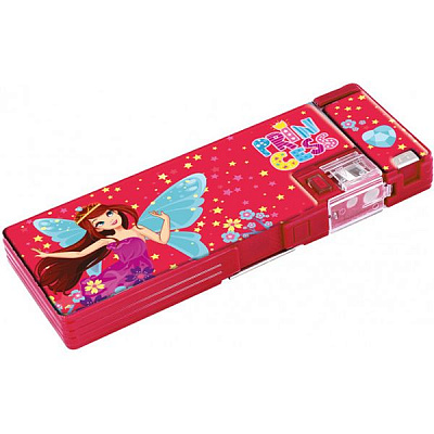 Пенал шкільний зі стругачкою Princess CF85962 Cool For School червоний