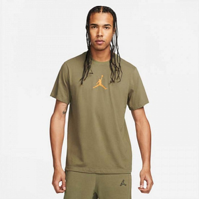 Футболка Jordan M J JUMPMAN DF SS CREW CW5190-222 р.S зелений