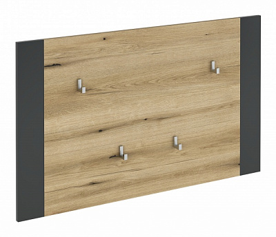 Вешалка с крючками Грейд Combo 998х598х56 мм графит серый/дуб эвок прибрежный 