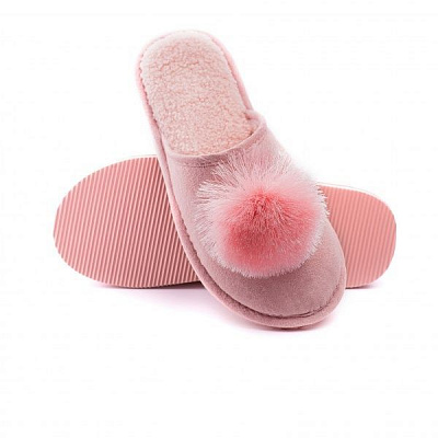 Тапки домашние Twins HS-OZ с помпоном р. 36/37 розовый 