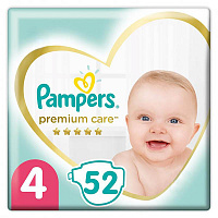 Подгузники Pampers Premium Care 4 Maxi 9-14 кг 52 шт.